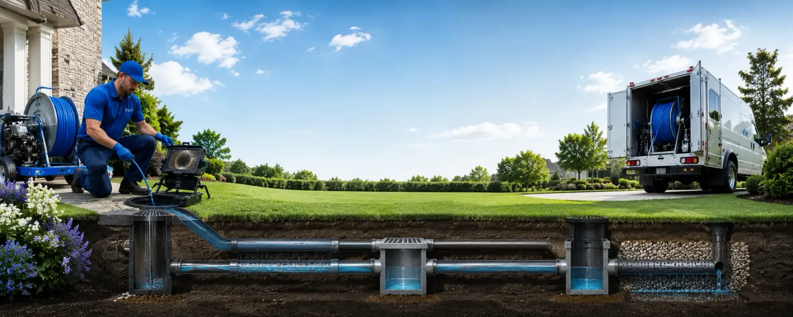 Outdoor drain cleaning information for Riverside, NJ